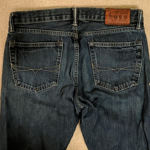 AE Slim Straight Blue Jeans - Picture 6 of 6
